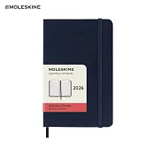 2026 MOLESKINE日記手帳/ 12M/ 硬殼/ 口袋型/ 寶藍