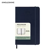 2026 MOLESKINE週記手帳/ 12M/ 硬殼/ 口袋型/ 寶藍