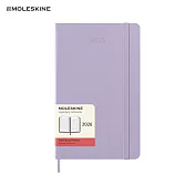 2026 MOLESKINE日記手帳/ 12M/ 硬殼/ L型/ 粉紫