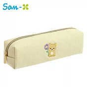 【日本正版授權】拉拉熊 帆布筆袋 鉛筆盒/筆袋 懶懶熊/Rilakkuma