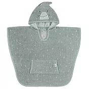 比利時 Trixie 動物造型有機棉連帽斗篷- 嘟嘟鯊魚