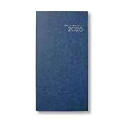 【DATA MATE - 2026日誌】DM-48148 和風畫布 48K 精裝本- 藍色