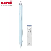 (限量送)UNI M5-100寫樂自動鉛筆+HB鉛芯0.5  水藍