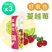 【SALVIA】Salvia 蔓越莓+鐵好氣色發泡錠3瓶共30錠
