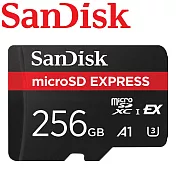 【代理商公司貨】SanDisk 256GB Express microSDXC U3 A1 記憶卡