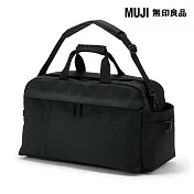 【MUJI 無印良品】撥水加工波士頓包 黑色