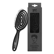 韓國 YAO 耀榯 男仕鏤空按摩梳(夜幕黑)