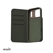 Overture 磁吸可拆式卡夾型皮套 for iPhone 17 Pro Max  苔影綠