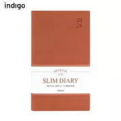 Indigo 2026 Offcial Slim Monthly Diary 月日記 carrot