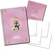 紫羅蘭永恆花園-精裝筆記本 粉V