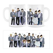 名偵探柯南劇場版M28-馬克杯  雪花