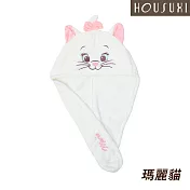 【HOUSUXI舒希】迪士尼系列-超吸水快乾髮帽-A3 瑪麗貓