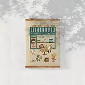 【 Hello Studio 你好工作室 】香頌畫咖啡｜插畫A4海報