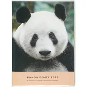 【日本Greeting Life】2026 熊貓香香 月記事手帳A6 ‧ 大臉
