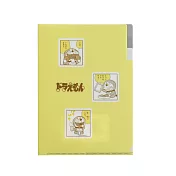 【日本Green Flash】哆啦A夢系列 三層資料夾A5 ‧ 黃色