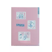 【日本Green Flash】哆啦A夢系列 三層資料夾A5 ‧ 粉紅色