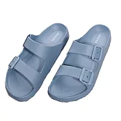 Fun Plus+ Silicstep矽晶減塑休閒拖鞋 藍26