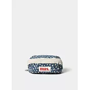 Masmarulez 鉛筆化妝收納包 - 小花款 藍色