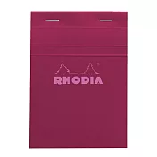 【Rhodia｜Basic】輕甜馬卡龍_N°13上掀式筆記本 _A6_ 5x5方格_80g 80張_ 李紫