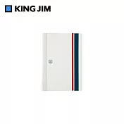 【KING JIM】學院風 A4可對折資料夾 / 白色
