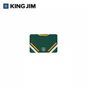 【KING JIM】學院風 sandit 薄型名片收納夾 / 綠色