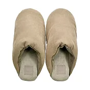 【日本現代百貨】boule輕量40g 霧絨保暖防滑拖鞋 ‧ 棕