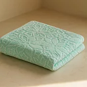 【日本本多毛巾】Claris靜謐花影 純棉今治毛巾 ‧ 湖水綠