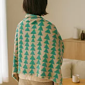 【日本現代百貨】arne法蘭絨 輕盈柔軟保暖毛毯 ‧ 森林(棕)