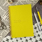 【conifer綠的事務】2026年25K苧麻雙線圈橫式週誌  春黃