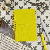 【conifer綠的事務】2026年50K苧麻雙線圈橫式週誌  春黃