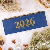 【conifer綠的事務】2026年時間線桌曆  湛藍