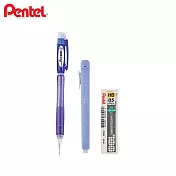 (送限量橡皮)PENTEL Fiesta 自動鉛筆 + 自動橡皮 + C285 HB鉛芯 藍