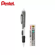 (送限量橡皮)PENTEL SIDE FX 側壓自動鉛筆 + C205 HB鉛芯 黑