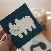 【右手超人】針織杯墊 / 狗狗雲