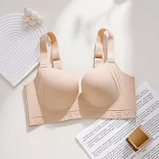 【KISSDIAMOND】微塑提拉承托大尺碼無鋼圈內衣(KDW-A21C) M 膚色