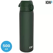 ION8 Medium 運動休閒水壺 I8RF500 素面款 / 收納扣環 500ml (運動水壺 彈蓋) 深綠