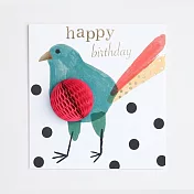 【Caroline Gardner】Happy Birthday Bird Card 生日立體卡 ＃PMM003