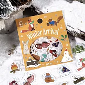 【日本BGM】散裝金箔和紙貼紙包45入 冬季限定 ‧ 冬日來臨