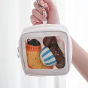 KOKUYO Campus透明豆腐包/痛包- 白