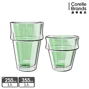 【美國康寧】Pyrex 清透疊疊雙層玻璃杯組