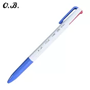 (5支1包)OB 20W 藍紅雙色原子筆 0.7