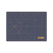 【ABEL】A4墨影雙面切割專用墊 夜藍+奶杏