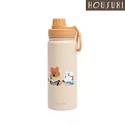 【HOUSUXI舒希】DINOTAENG 校園系列-鎖蓋保溫瓶(附吸管)600ml-A3