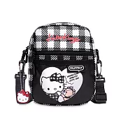 murmur 輕量旅行兩用mini包│hellokitty(黑白格)