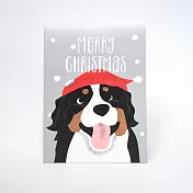 聖誕卡Xmas Vibe/St-Bernard聖伯納 霧銀