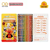 sun-star 麵包超人彩色原木鉛筆12入組