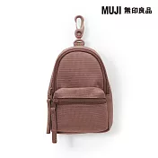 【MUJI 無印良品】迷你撥水加工後背包 摩卡棕