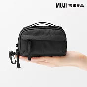 【MUJI 無印良品】迷你撥水加工波士頓包 黑色