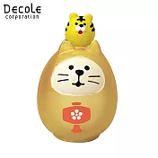 【DECOLE】concombre 開運色福貓達摩 開運金色貓達摩