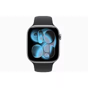 Apple Watch S11 GPS 46mm鋁金屬錶殼+運動型錶帶 太空灰錶殼+黑錶帶M/L